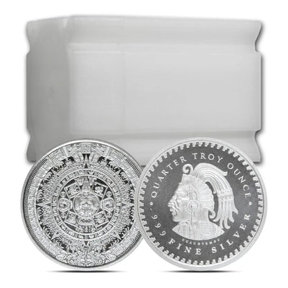1/4 oz Silver GSM Aztec Calendar Round