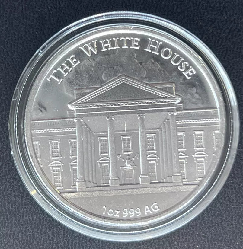 1 oz Silver Trump Never Surrender The Don Round