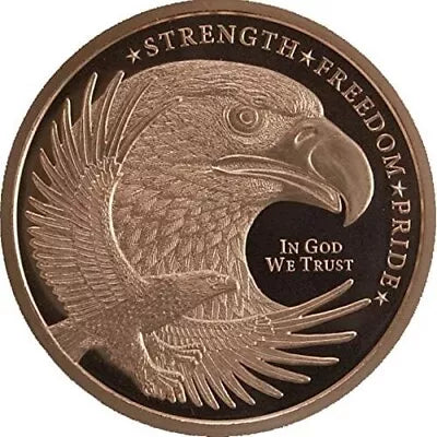 LOT OF 100 X 1 oz Copper Double Eagle Strength Freedom & Pride