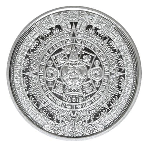 1/4 oz Silver GSM Aztec Calendar Round