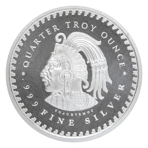 1/4 oz Silver GSM Aztec Calendar Round