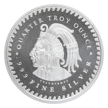 1/4 oz Silver GSM Aztec Calendar Round