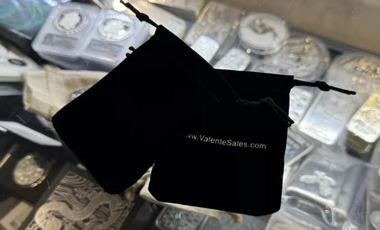 Black Velvet Bag For 1 oz Round
