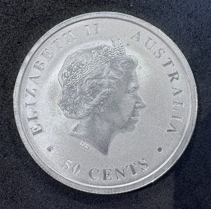1/2 oz Silver Australian Saltwater Crocodile Round