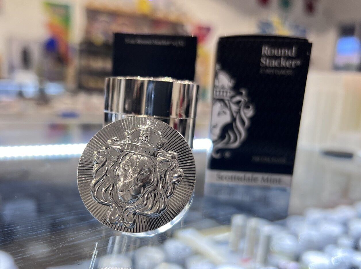 2 oz Silver Scottsdale STACKER® Round – Gold Silver Naples