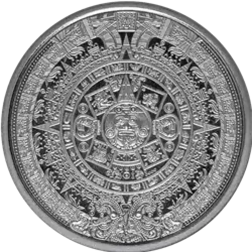 1/4 oz Silver GSM Aztec Calendar