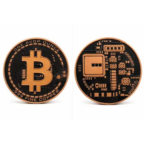 1 oz Colorized Bitcoin Copper Round (3)