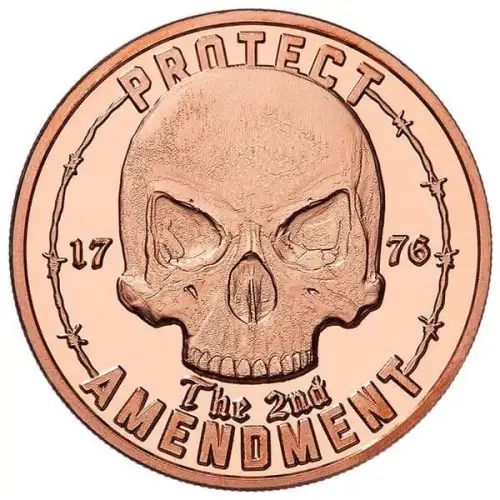 1 oz Copper 2nd Amendment Skull (2)