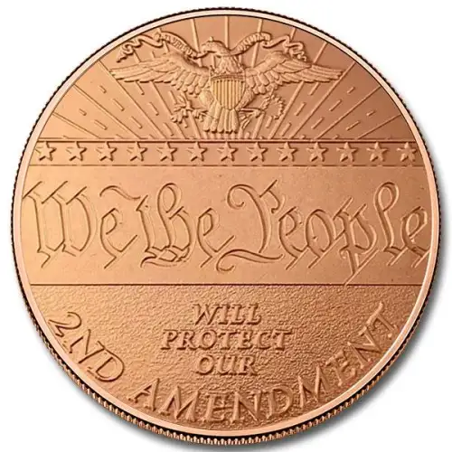 1 oz Copper 2nd Amendment We The People