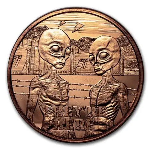 1 Oz Copper-Area 51-They're Here (2)