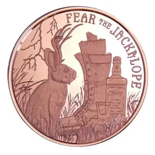 1 oz Copper AVDP Fear The Jackalope