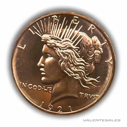 1 oz Copper AVDP Peace Dollar (2)