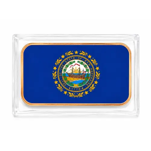 1 Oz Copper Bar New Hampshire State Flag (2)