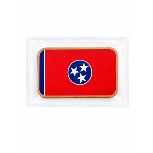 1 Oz Copper Bar Tennessee State Flag (2)