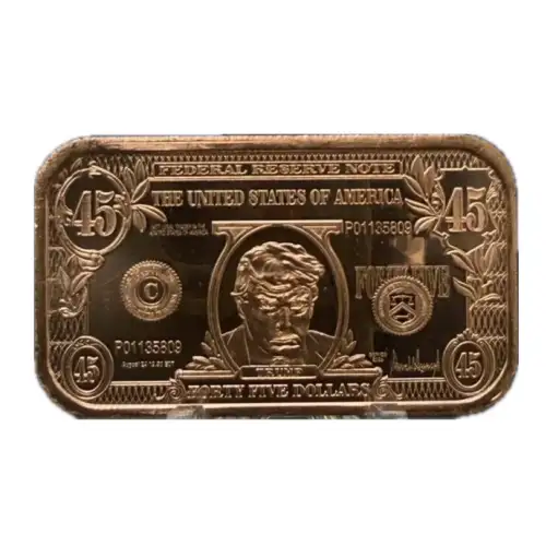 1 oz copper bar Trump bar $45/ $1 modern (2)