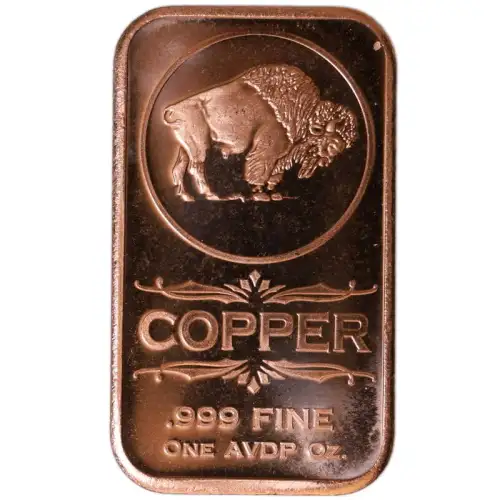 1 Oz Copper Buffalo