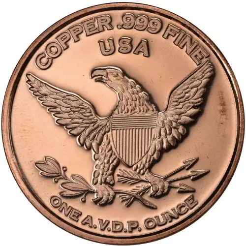 1 oz copper buffalo / wings  no date  (2)