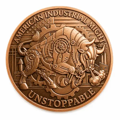 1 oz Copper Bull and Bear