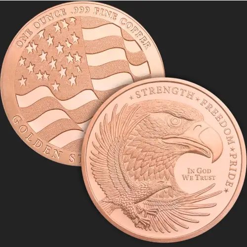 1 oz Copper Eagle GSM
