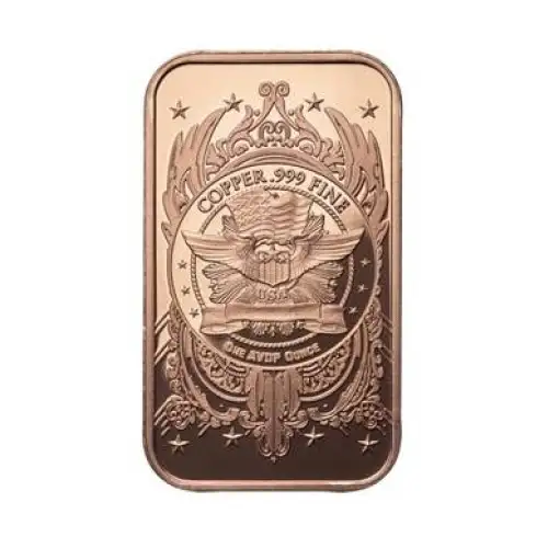 1 oz copper front walking liberty/ wings (2)