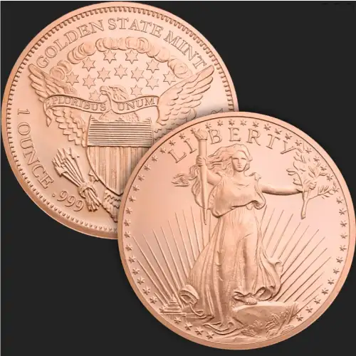 1 oz Copper GSM Saint-Gaudens