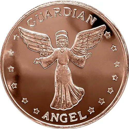 1 Oz Copper Guardian Angel