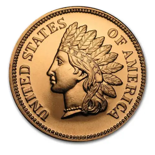 1 oz Copper Indian Head Cent (2)