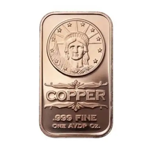 1 oz copper Liberty head bar bars/ wings (3)