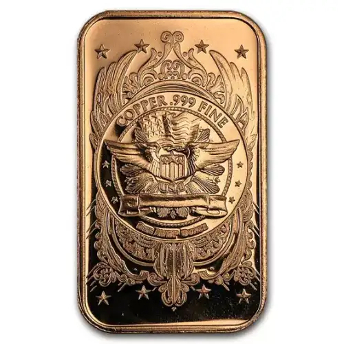 1 oz copper morgan dollar bars/ wings (2)