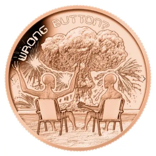 1 oz Copper Round-Alien Fireworks