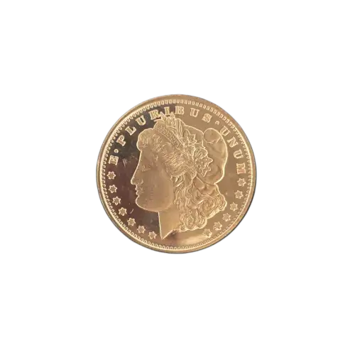 1 oz copper round Morgan dollar (2)