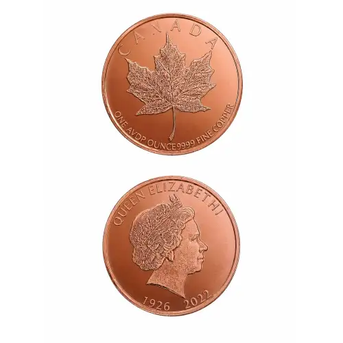 1 oz Copper Round Queen Elizabeth II (2)