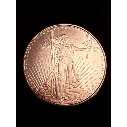 1 Oz Copper Round Saint Gaudens HLM (2)