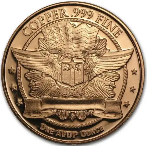 1 oz Copper Saint-Gaudens (Front Walking Liberty) (2)