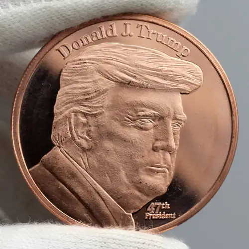 1 oz Copper Trump 47th President