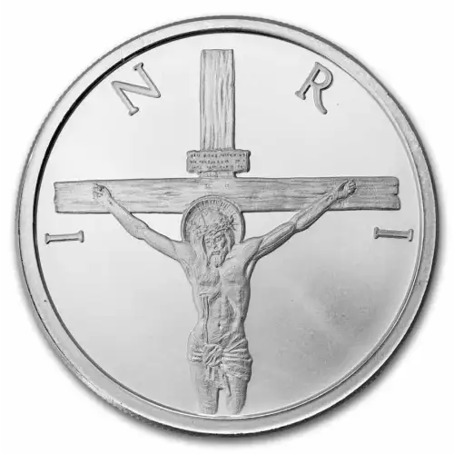 1 oz Crucifixion BU Silver Round 2026