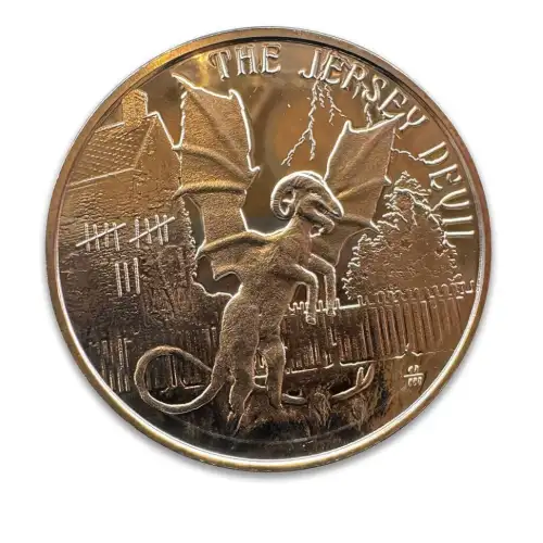 1 oz Cryptid Creatures Copper Jersey devil