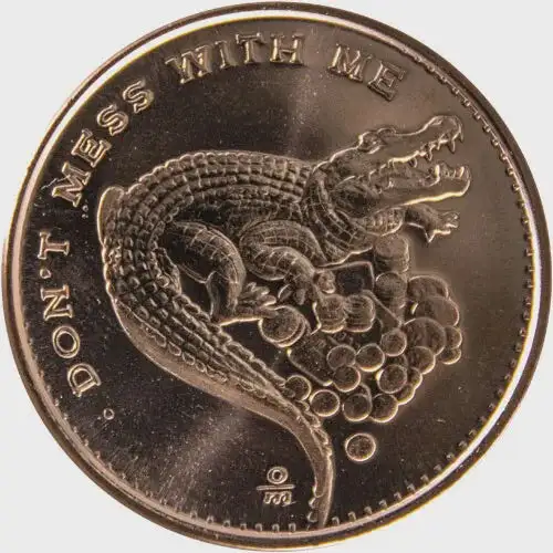 1 oz Don't Mess With Me Copper Alligator (3)