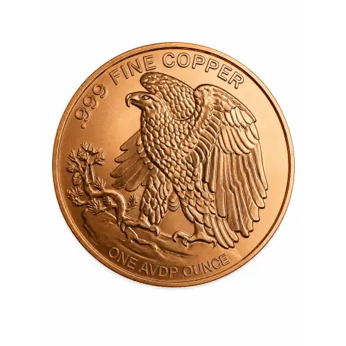 1 oz Reverse Proof Walking Liberty Copper Round