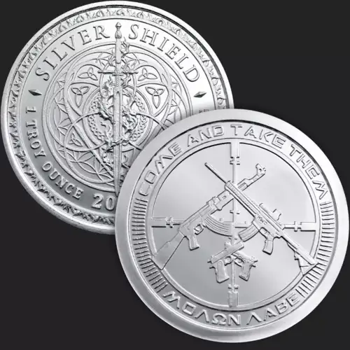 1 oz Silver GSM Come And Take Them AG-47 Round (3)