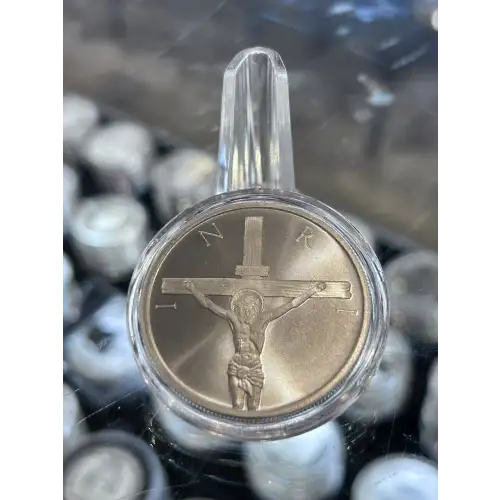 1 oz Silver GSM Jesus Crucifixion Silver Shield (2)