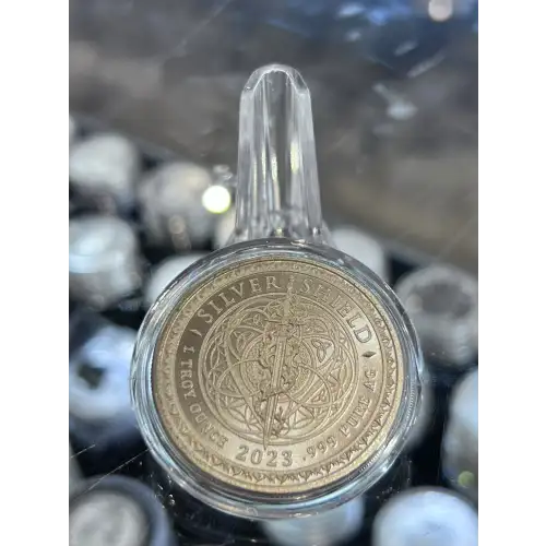 1 oz Silver GSM Jesus Crucifixion Silver Shield (3)