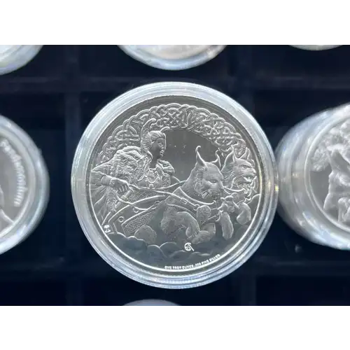 1 oz Silver Norse God Freya Goddess of Love 2022 (2)