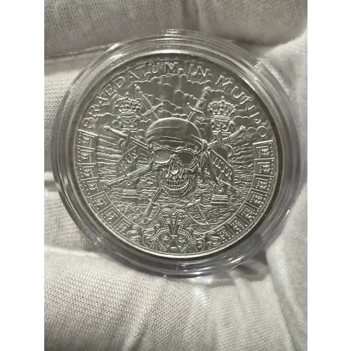 1 oz Silver Pieces of Eight Privateer Pirate Fine Silver Shield (2)