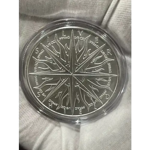 1 oz Silver Pieces of Eight Privateer Pirate Fine Silver Shield (3)