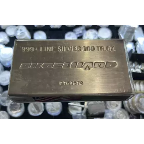 100 oz Silver Engelhard Bar (2)