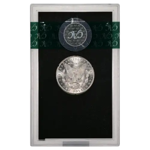 1883(CC) - 0.77oz Morgan Silver Dollar - GSA Treasure CAC MS63+ (D-8)