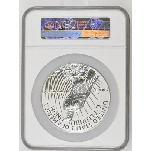1921-2025 2oz Oversize Peace Proof Silver Ultra High Relief Grand Heritage Edition REVERSE PF70 (D-8)