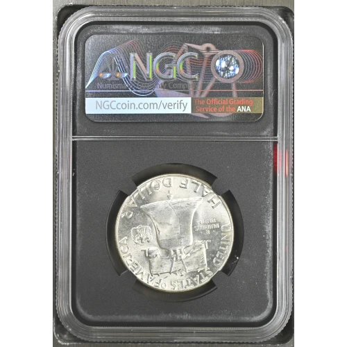 1950 - 0.3617oz Silver Franklin Half Dollar - NGC MS63 (S13B-B6) (3)