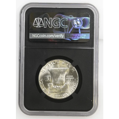 1950 - 0.3617oz Silver Franklin Half Dollar - NGC MS64 FBL (S13B-B15)